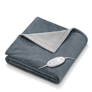 Beurer HD 75 Luksus varmeplaid - Dark Grey - 180 x 130 cm.