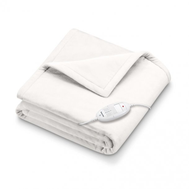 Beurer HD 75H Luksus varmetppe 180 x 130 cm. - Hvid