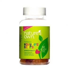 Nature's Own Bear Multivitaminer til Brn 3+ - 90 stk.