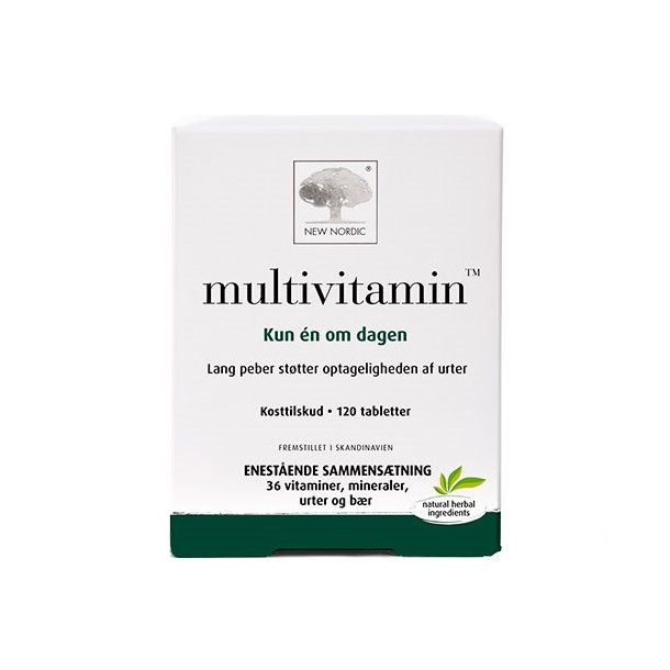New Nordic Multivitamin, Folkepillen - 120 tabletter