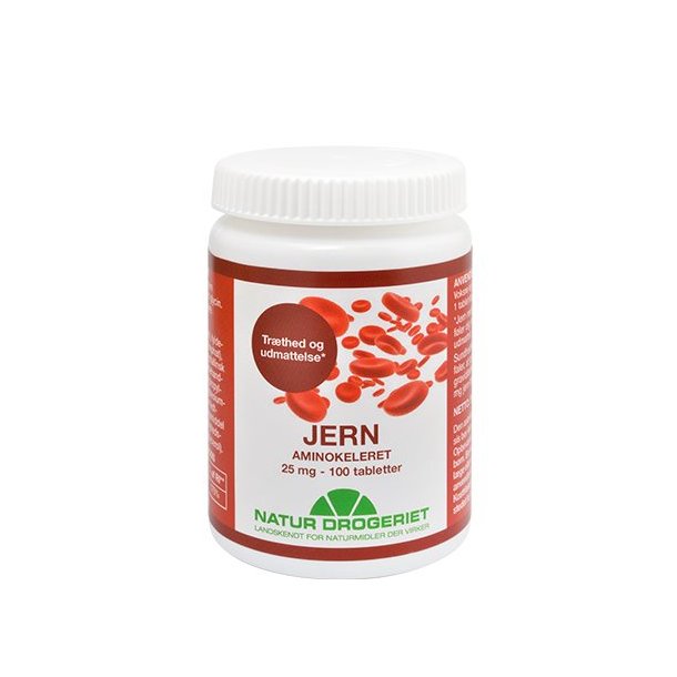 Natur Drogeriet Jern Complex 25 mg. - 100 tabletter