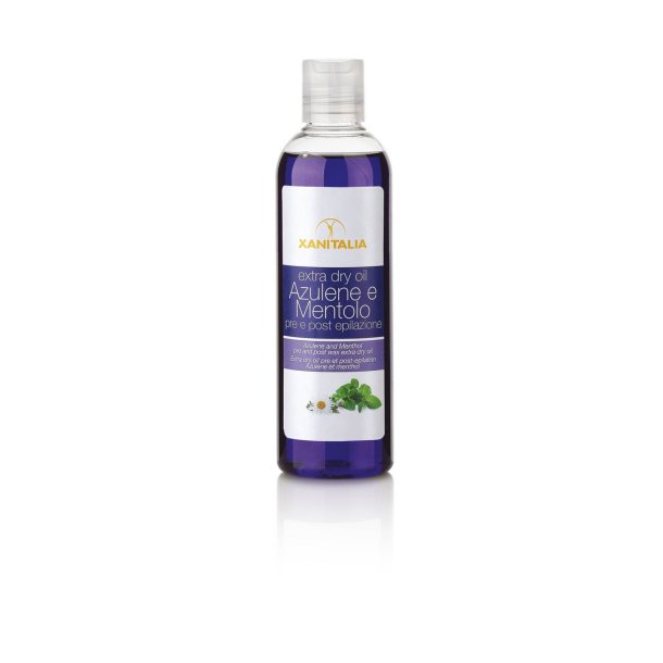 Xanitalia Azulen og Menthol 2-i-1 Kropsolie til voksning - 250 ml.