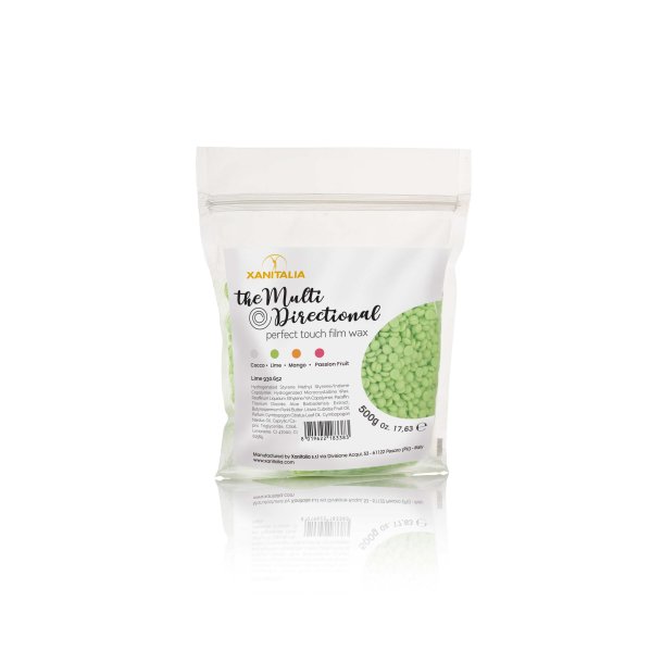 Xanitalia Multidirectional Perfect Touch Film Wax Beans/Voksbnner - Lime - 500 gr.