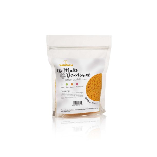 Xanitalia Multidirectional Perfect Touch Film Wax Beans/Voksbnner - Mango - 500 gr.
