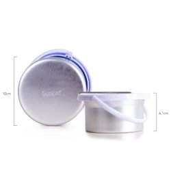 Aluminiumsindsats med hndtag til voksvarmer - 400 ml.