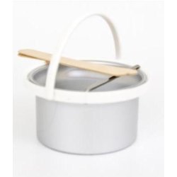 Aluminiumsindsats med hndtag til voksvarmer - 400 ml.