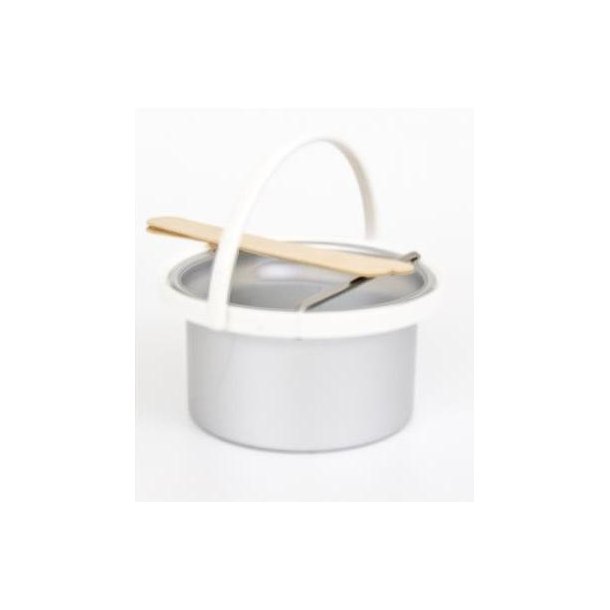 Aluminiumsindsats med hndtag til voksvarmer - 400 ml.