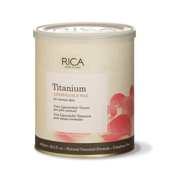 RICA Varmvoks Rose Titanium i dåse - 800 ml.