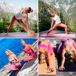 AIREX Pilates og yogamtte ECO Pro - 180 x 61 x 0,4 cm.