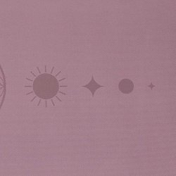 Yogi &amp; Yogini Yogam�tte af Naturgummi Flower of life - 183 x 61 x 0,5 cm.