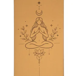 Yogi &amp; Yogini Yogam�tte TPE og Kork, Guddommelig Feminin - 61 x 183 x 0,5 cm.