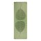 Phoenix Yogamtte af Naturgummi - Mrkegrn m. bodhi leaves - 185 x 66 x 4 mm.
