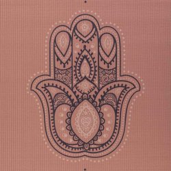 Leela Collection Hamsa hand Yogamtte - 183x60 cm. x 4 mm.