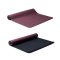 Yogi & Yogini Yogamtte af Naturgummi med Mnens Faser, Blomme - 183 x 61 x 0,3 cm.