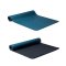 Yogi & Yogini Yogamtte af Naturgummi med Mnens Faser, Petrol - 183 x 61 x 0,3 cm.