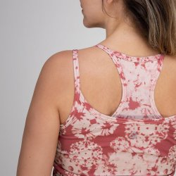 Yamadhi Racerback Yogatop med spaghettistropper - Vinrd Batik