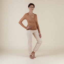 Yamadhi Sl-om Yogabluse i viskose - Toffee