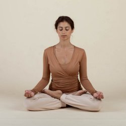 Yamadhi Sl-om Yogabluse i viskose - Toffee