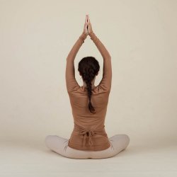 Yamadhi Sl-om Yogabluse i viskose - Toffee