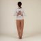 Yamadhi Yogabluse med 3/4 rmer i viskose - Beige