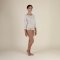 Yamadhi Crossed Waist Yogaleggings i kologisk bomuld - Toffee