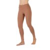Yamadhi Crossed Waist Yogaleggings i kologisk bomuld - Toffee