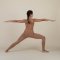 Yamadhi Crossed Waist Yogaleggings i kologisk bomuld - Toffee