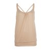 Yamadhi Yogatop med spagettistropper - Beige
