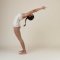 Yamadhi Crossed Waist Yogaleggings i kologisk bomuld - Toffee