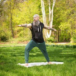 Yamadhi Herre yogabukser Jogger - M�rkegr�n