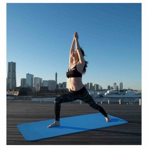 SportTec Pilates- og Yogamtte - kologisk - 180 x 60 x 0,6 cm.