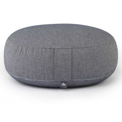 Rondo meditationspude Classic Dobby med speltskaller - Ekstra Flad - 18,5 x 38,5 cm.