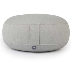 Rondo meditationspude Classic Dobby med speltskaller - Ekstra Flad - 18,5 x 38,5 cm.