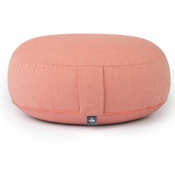 Rondo meditationspude Classic Dobby med speltskaller - Ekstra Flad - 18,5 x 38,5 cm.