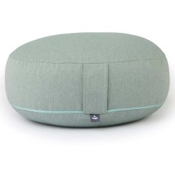 Rondo meditationspude Classic Dobby med speltskaller - Ekstra Flad - 18,5 x 38,5 cm.