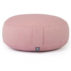 Rondo meditationspude Classic Dobby med speltskaller - Ekstra Flad - 18,5 x 38,5 cm.