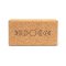 Yogablok i kork, M�nens faser - 23 x 12 x 7,5 cm.