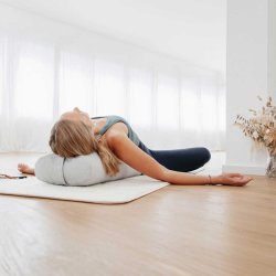 Bodhi Oval yogaplle Classic Dobby  - Speltskaller