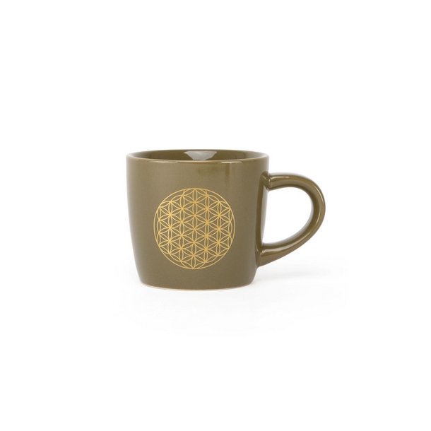 YogiMug Keramik Krus - Flower of Life