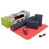 Bodhi Yogast FLOW med mtte, blokke og blte - Bl/koral