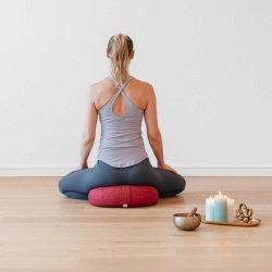 YogiMne Meditationspude Maharaja Collection med boghvedeskaller