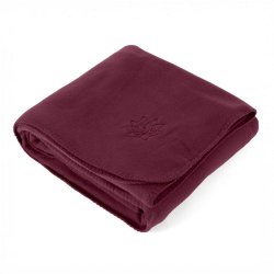 Asana Yogat�ppe i fleece med broderi - 140 x 200 cm.
