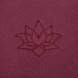 Asana Yogat�ppe i fleece med broderi - 140 x 200 cm.