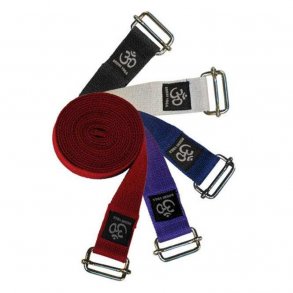 Asana XL Yogabælte med Metallukning - 3 m. x 3,8 cm.