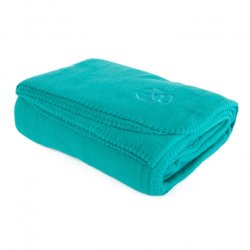 Asana Yogatppe i fleece med broderi - 140 x 200 cm.