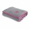 Asana Yogatppe i fleece med broderi - 140 x 200 cm.