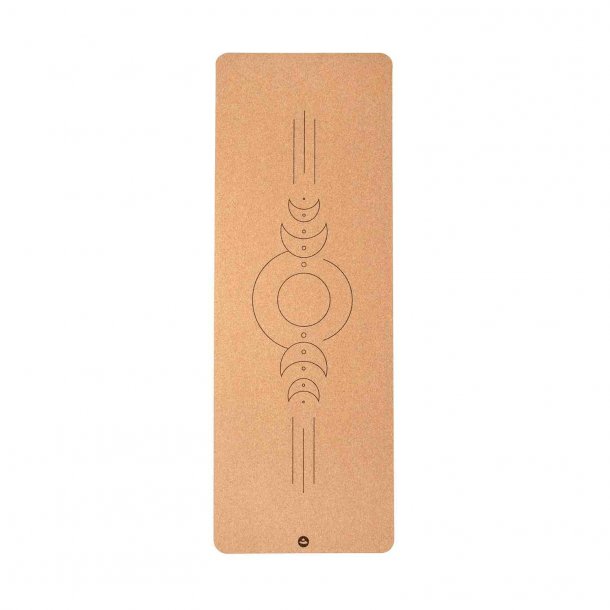 Bodhi Yogamtte af Naturgummi og Kork - Luna - 185 x 66 x 4 mm.