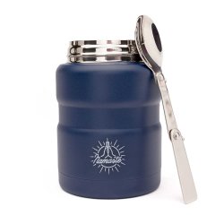 Bodhi Isoleret Madbeholder med Namast Print - Fs i 2 strrelser