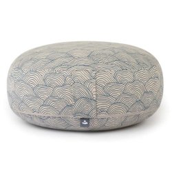 Rondo Ekstra flad meditationspude Classic Lahari m. speltskaller - 18,5 x 38,5 cm.