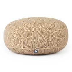Rondo Ekstra flad meditationspude Classic Satka m. speltskaller - 18,5 x 38,5 cm.